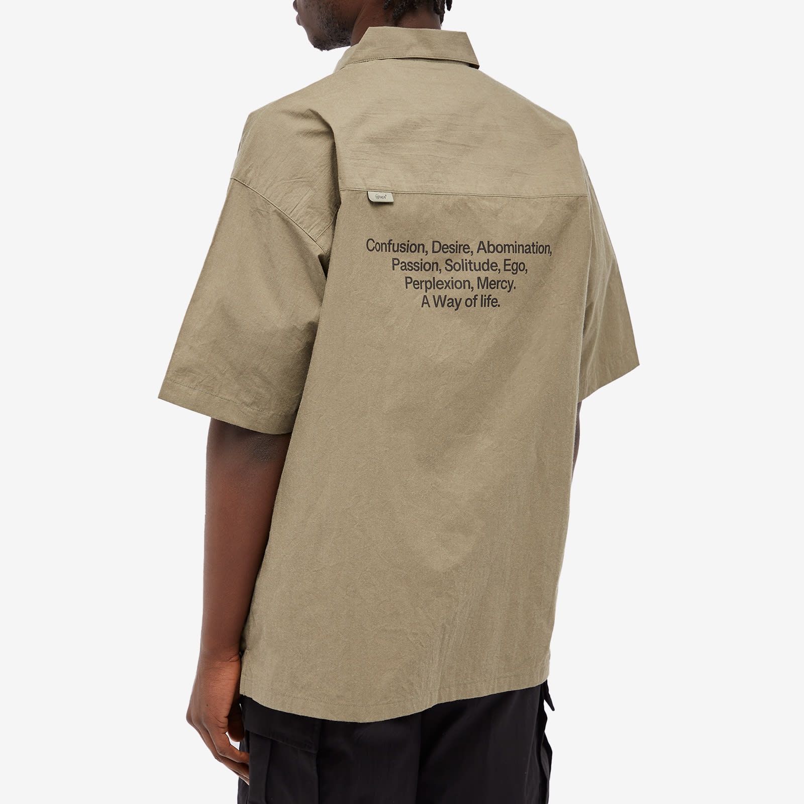 WTAPS 04 Confusion Short Sleeve Back Print Shirt - 3