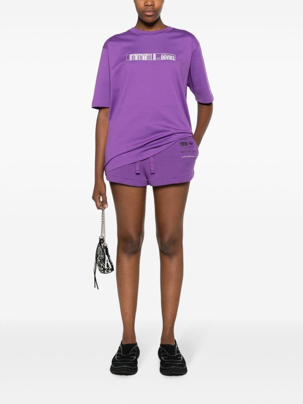 DG VIBE cotton track shorts - 2