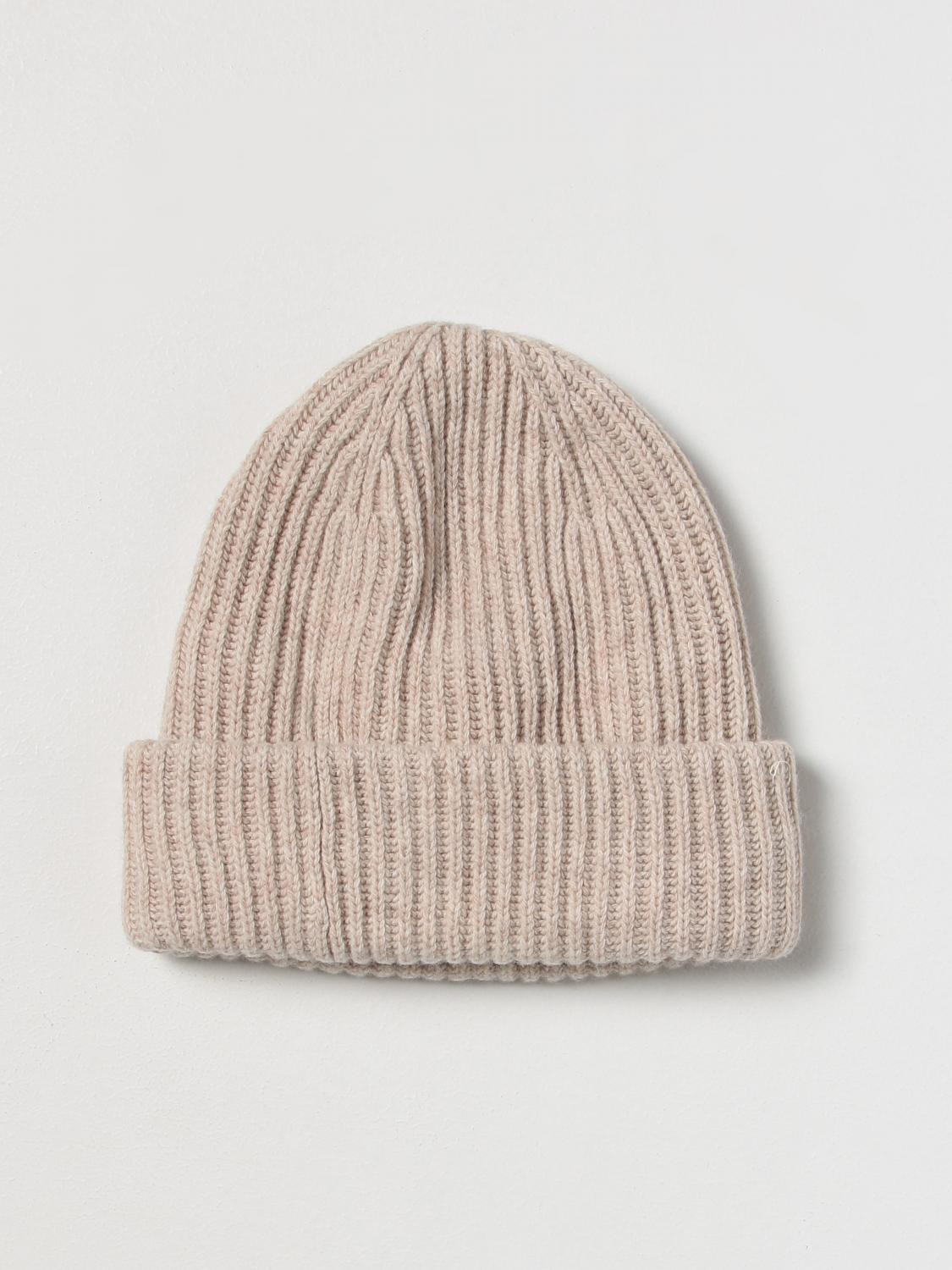 Ganni hat in recycled wool blend with logo - 3