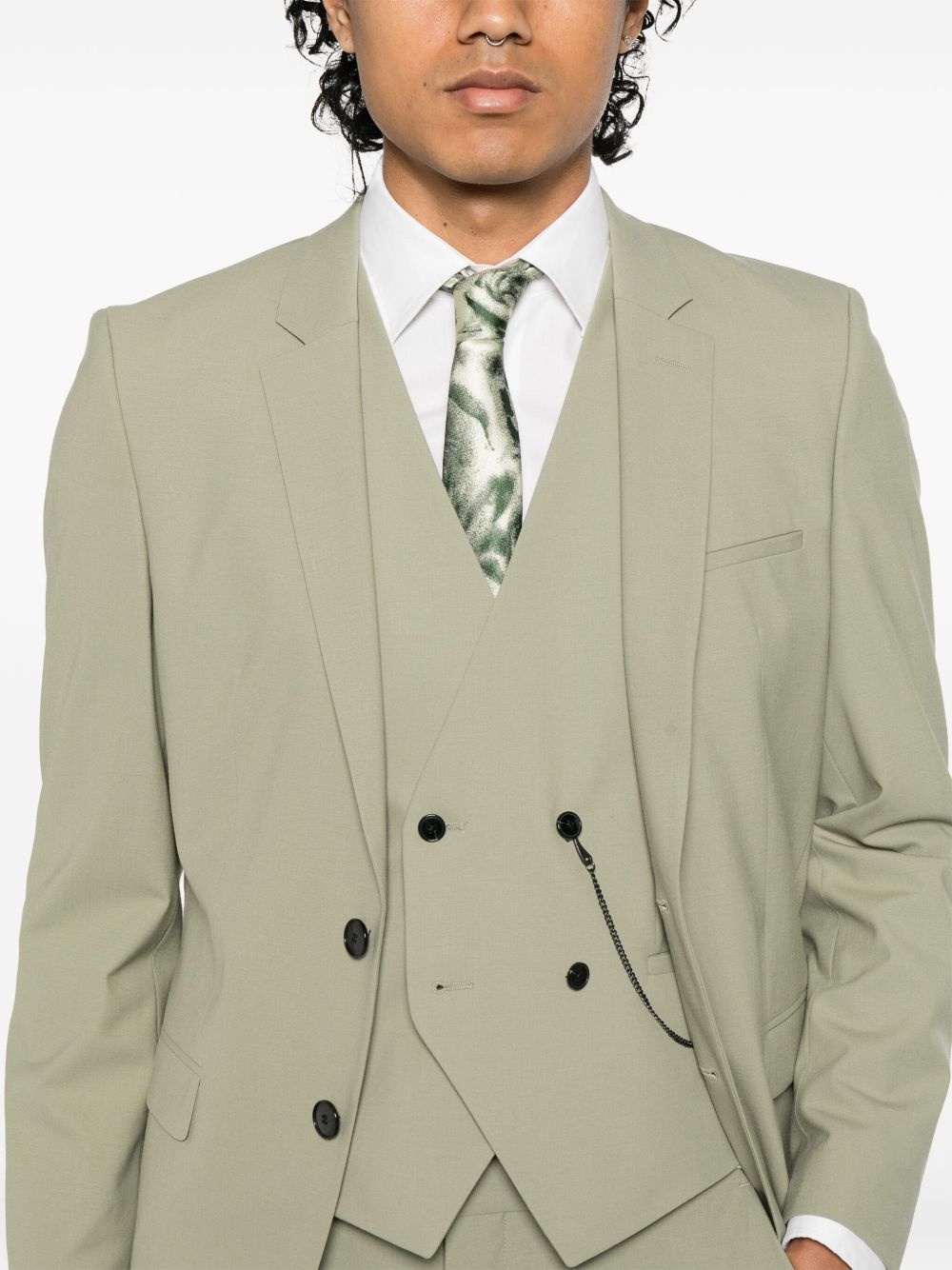 panelled waistcoat - 5