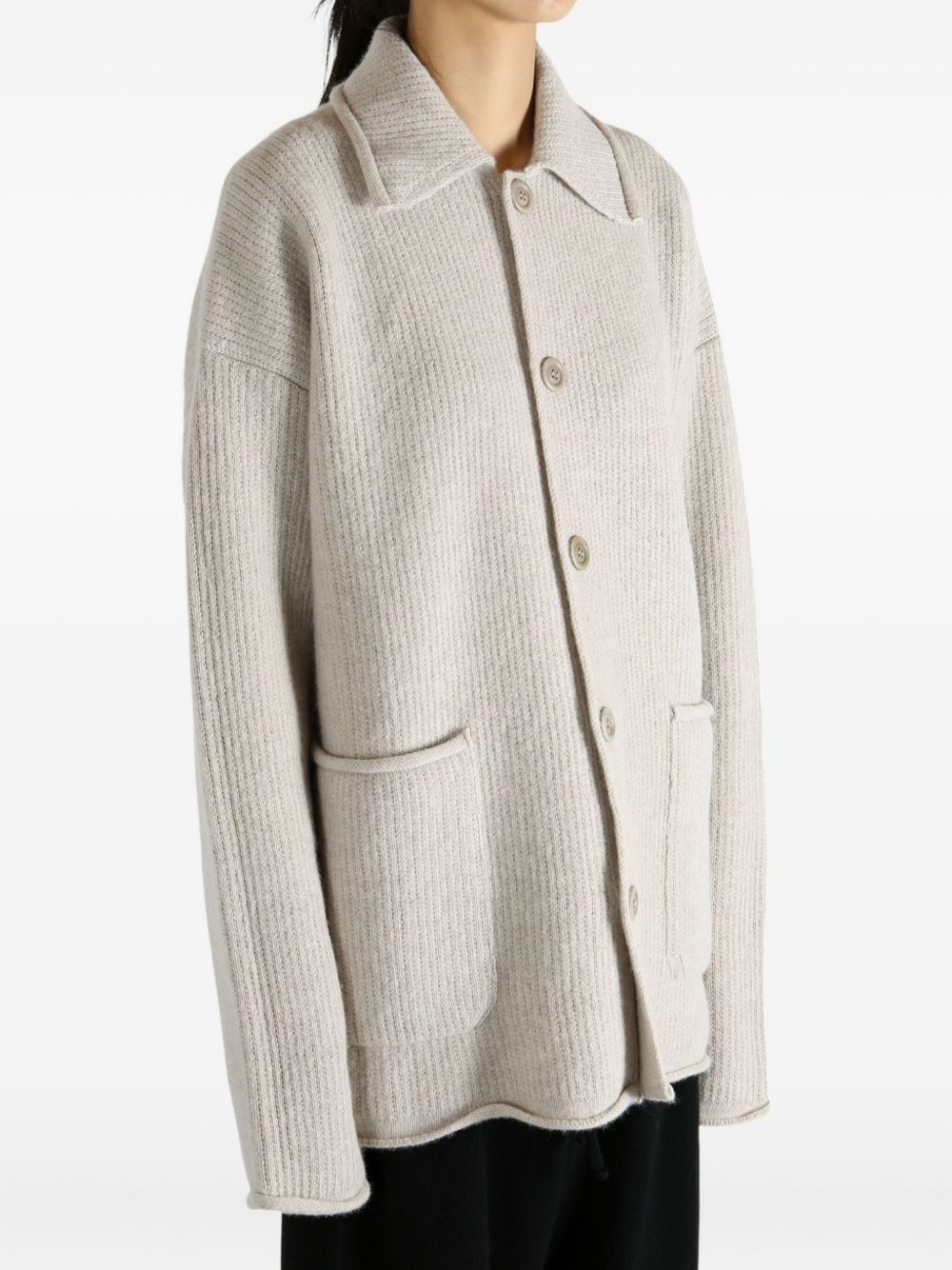 Rove ribbed wool cardigan - 3