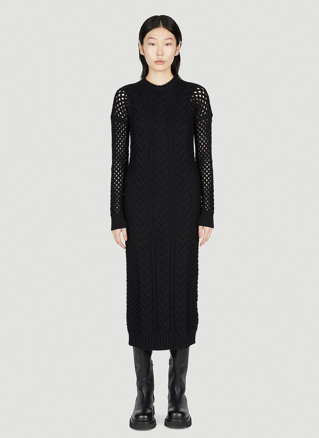 Jumbo Knit Dress - 1