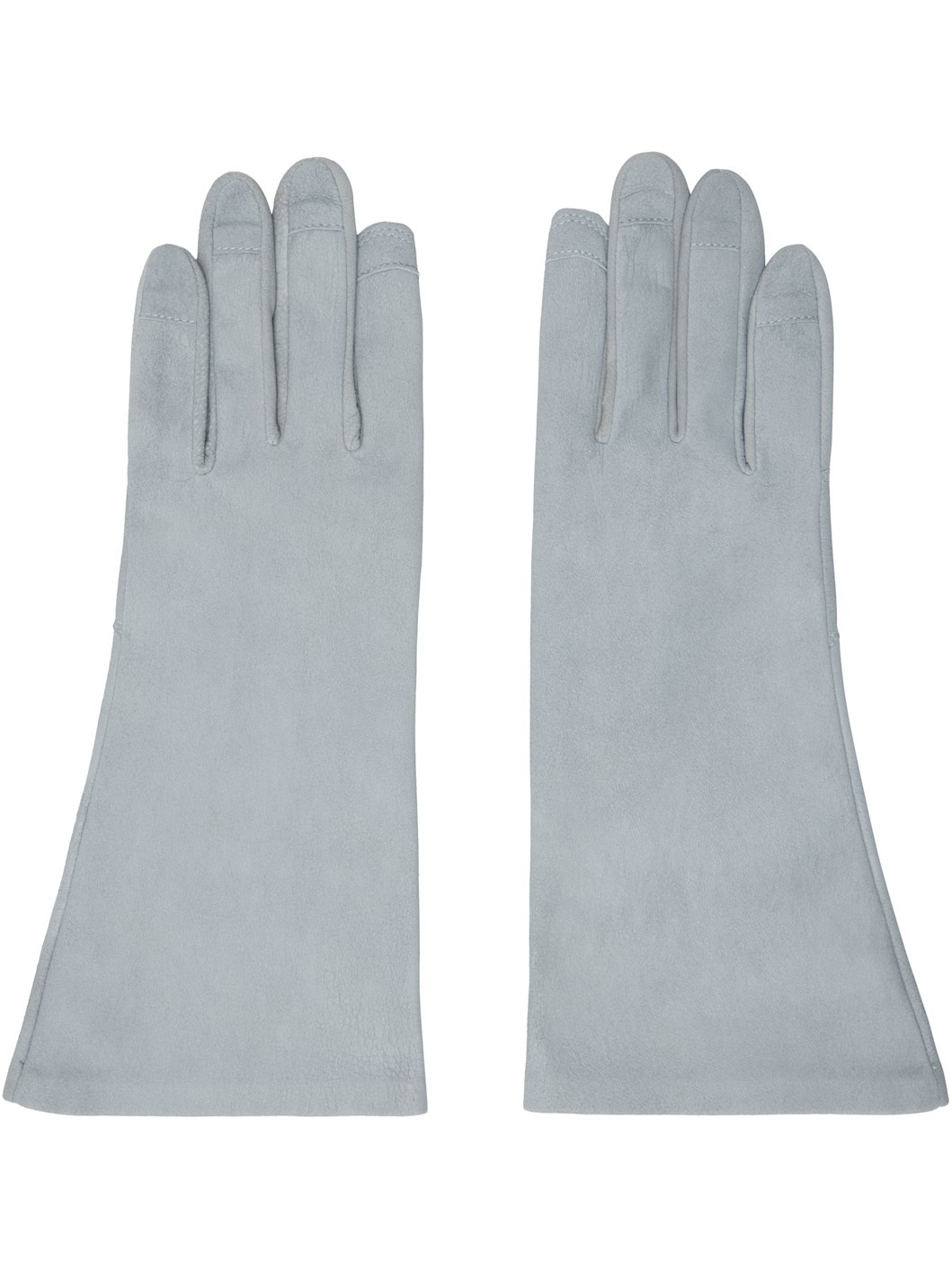 Blue Megablister Leather Gloves - 1