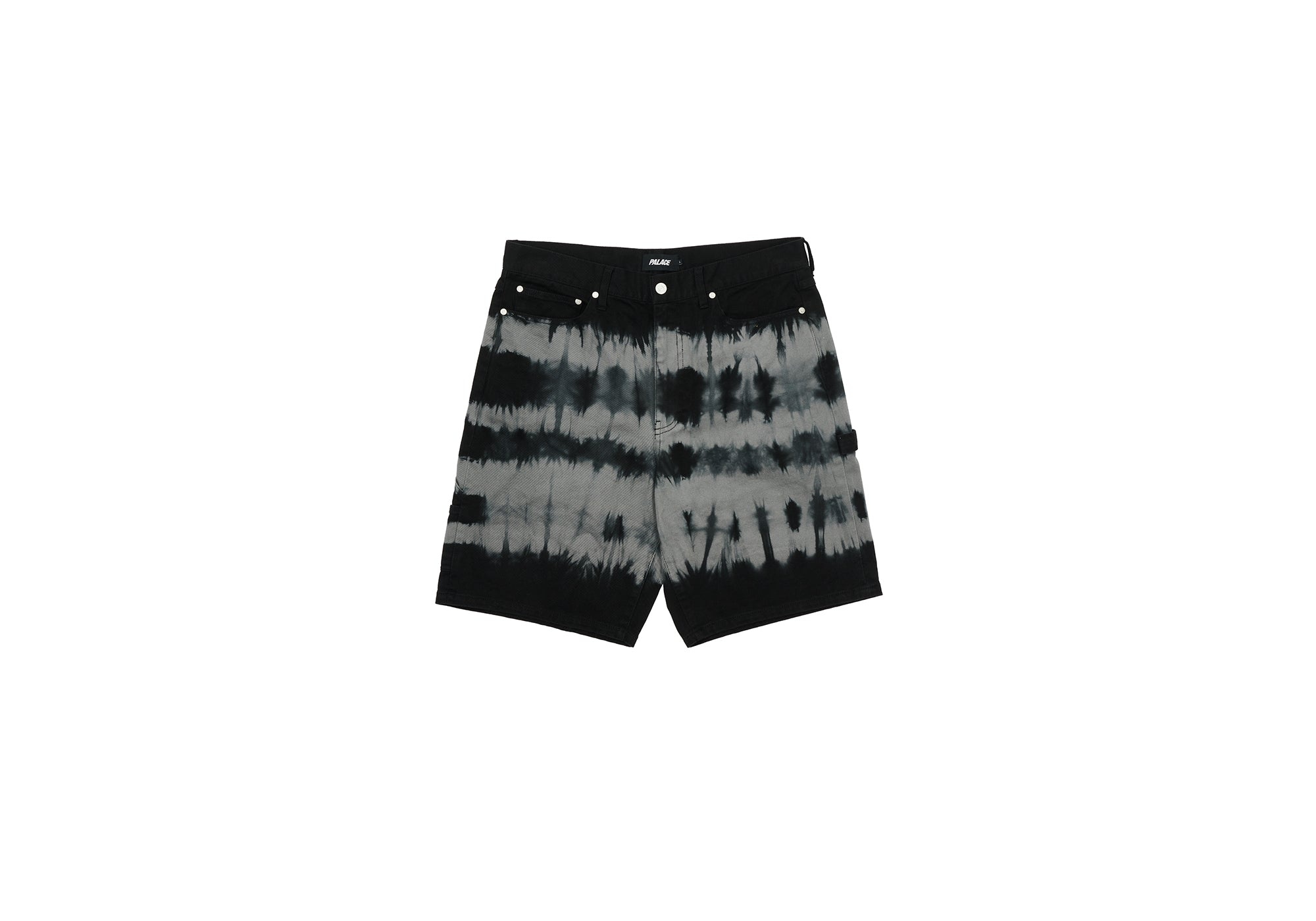 TIE-DYE SHORTS BLACK - 1