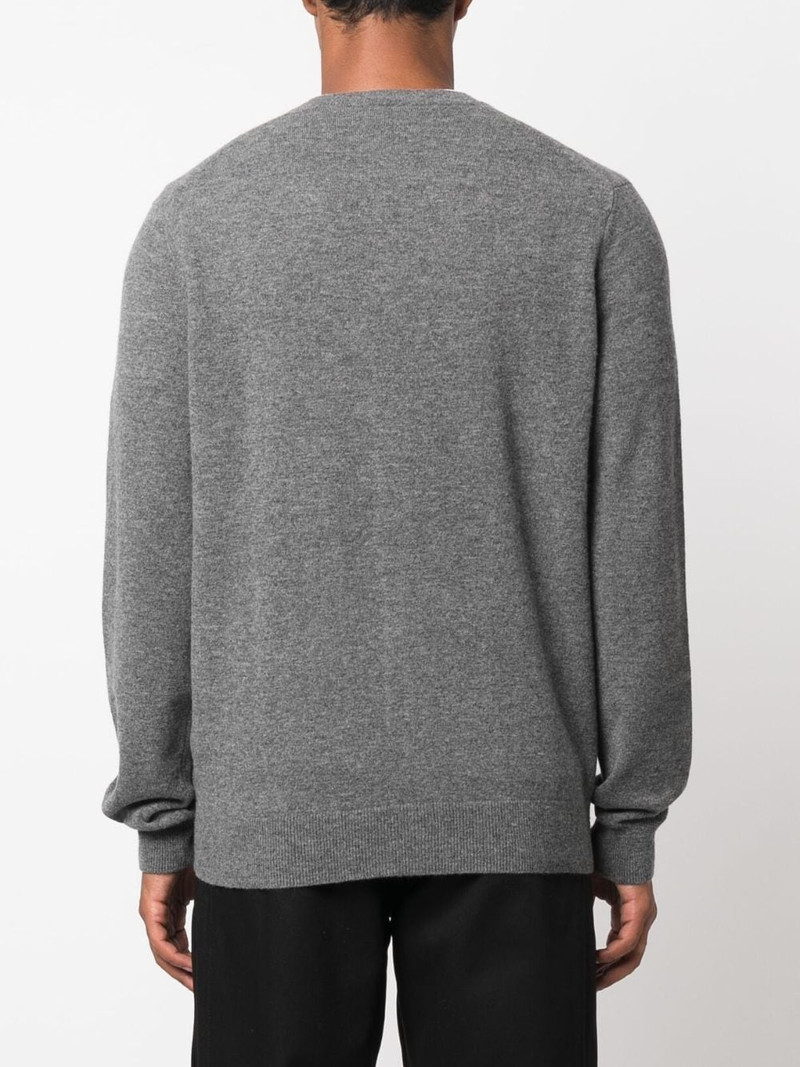 round-neck knit cardigan 4