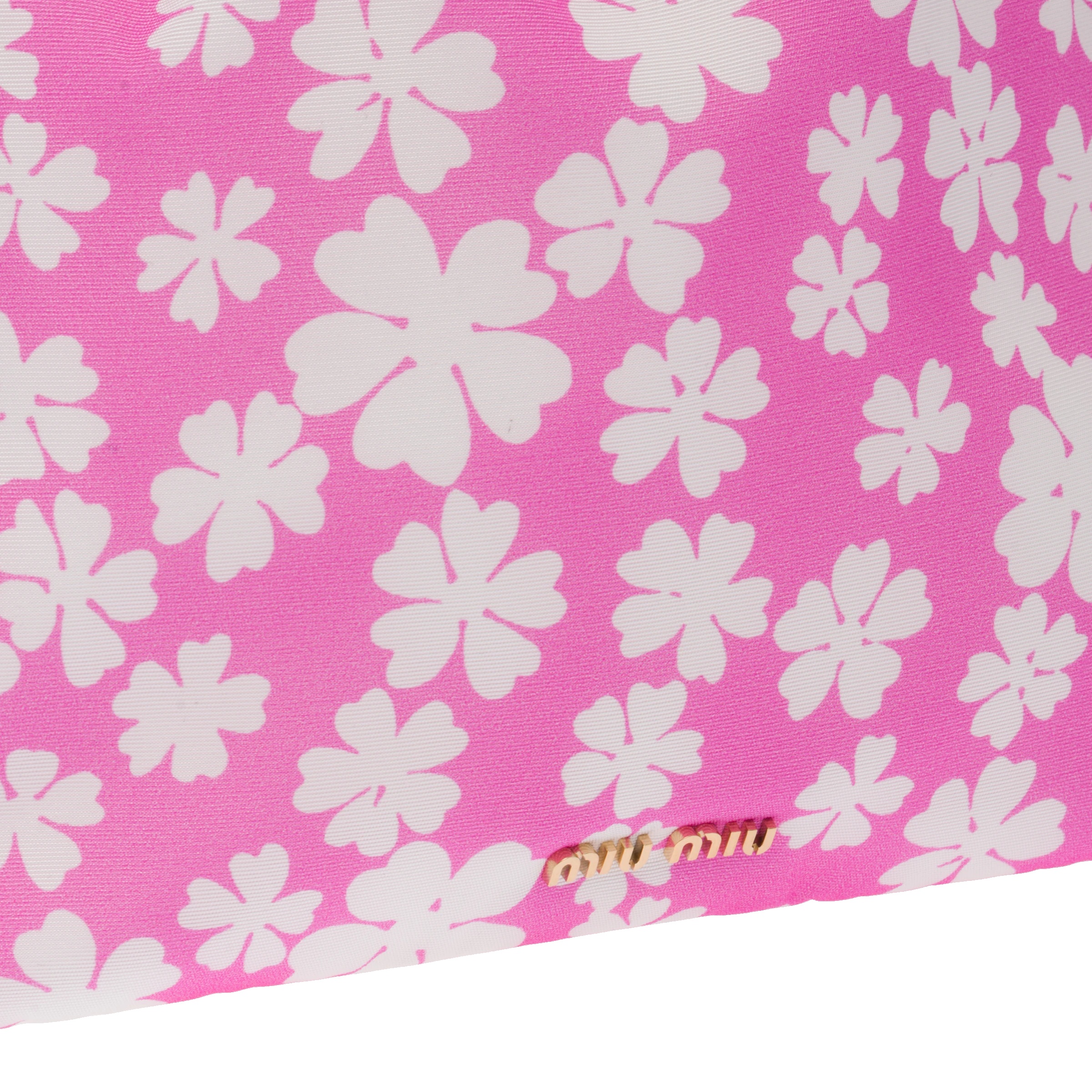 Printed faille pouch - 2