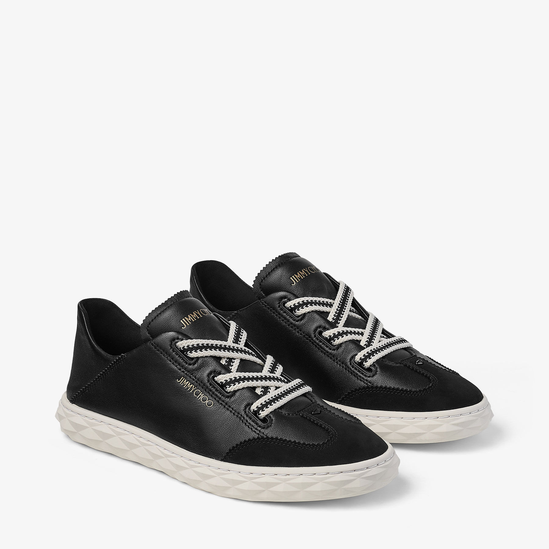 Diamond Light Flex F
Black Leather Trainers - 3