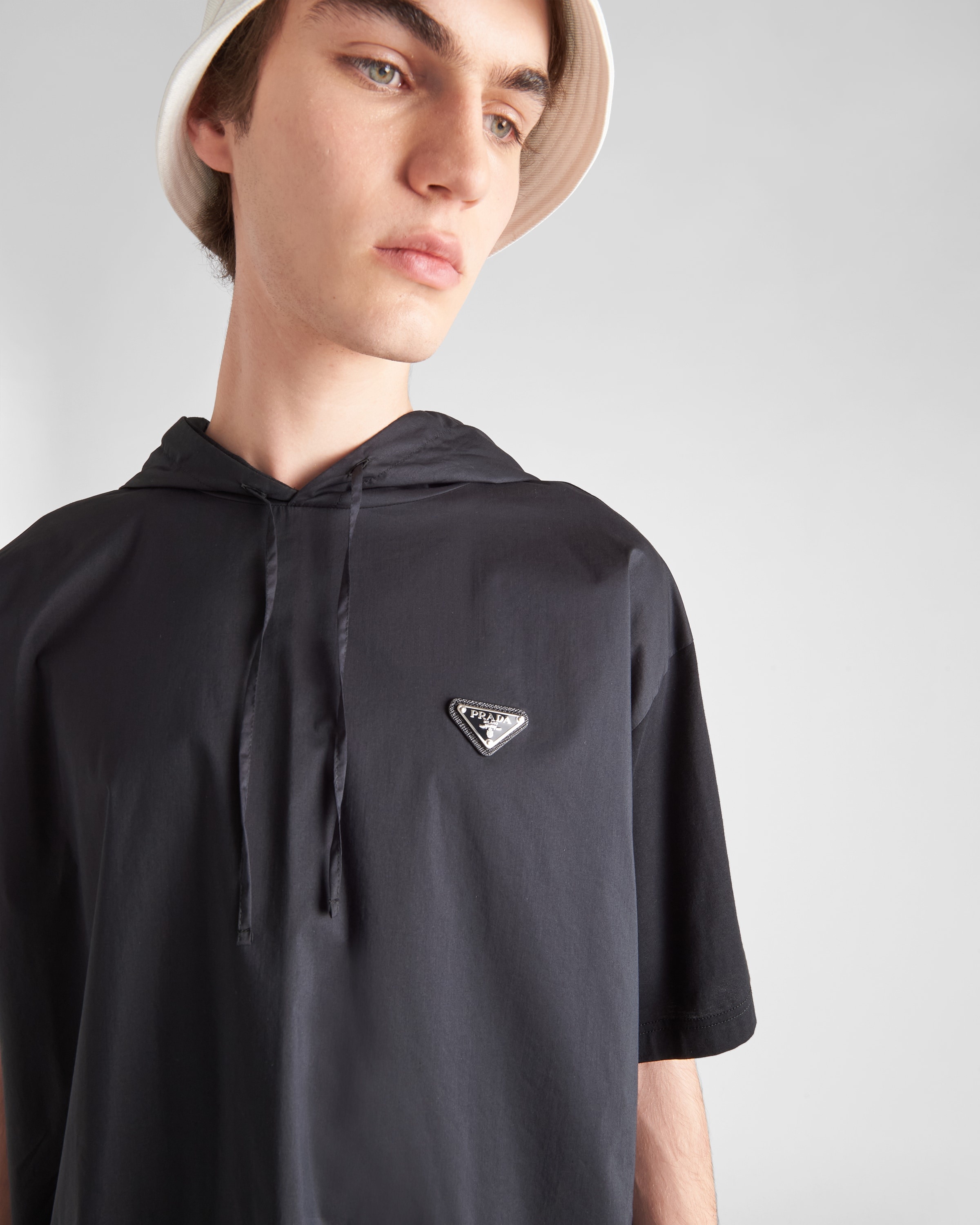 Technical cotton and jersey T-shirt - 3