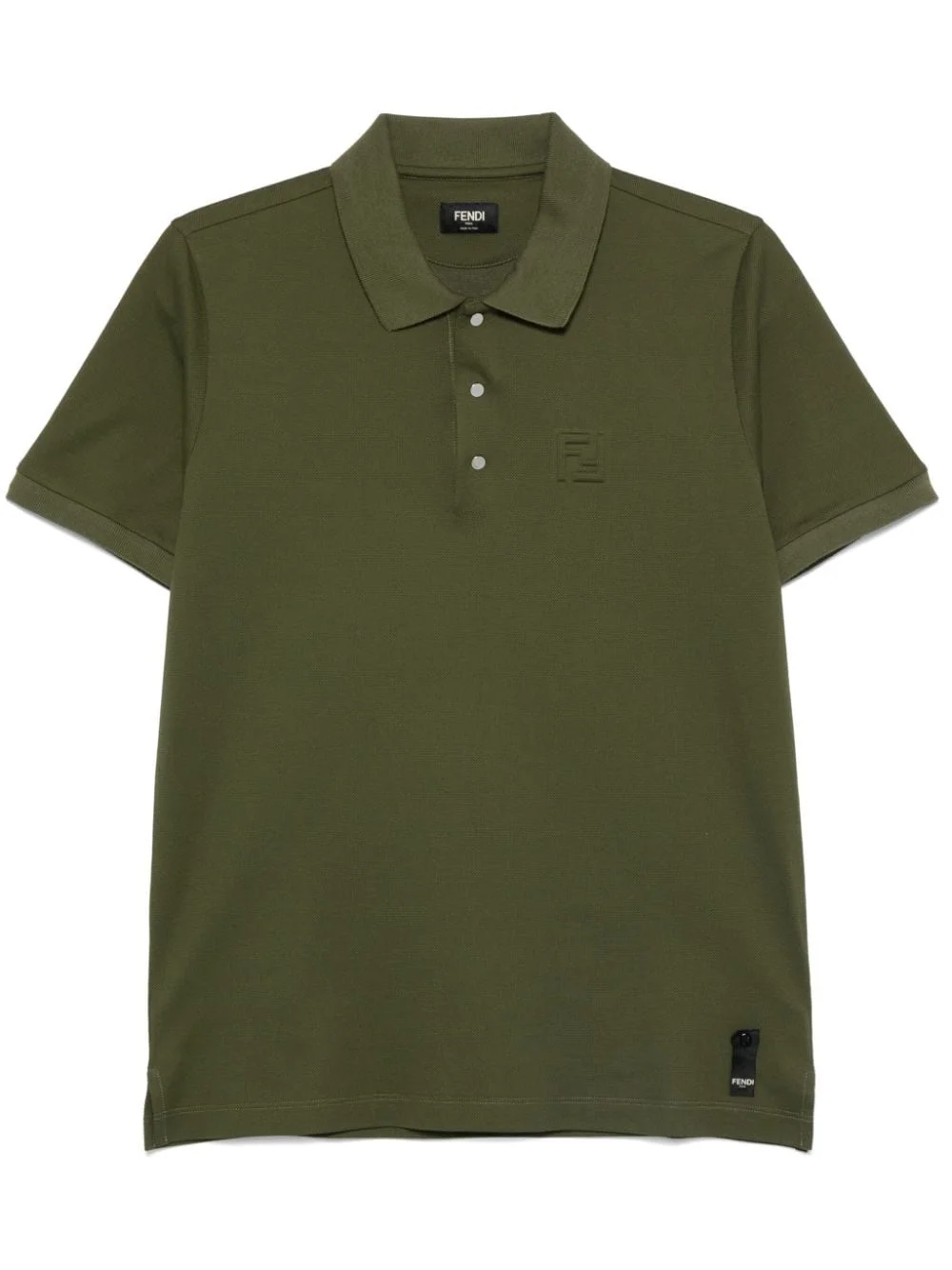 FF-embossed polo shirt - 1