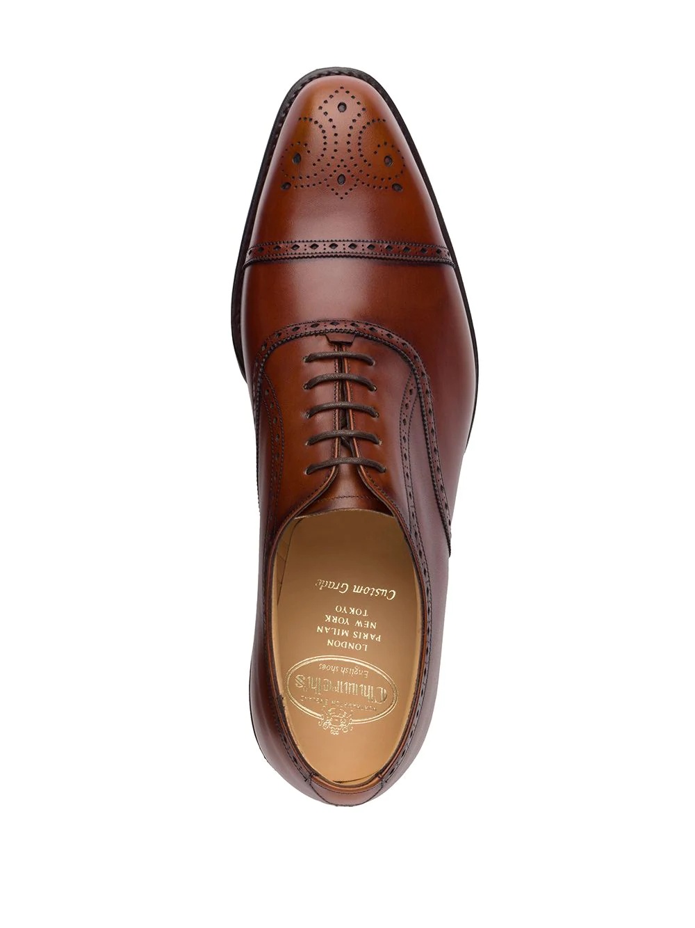 Nevada leather Oxford brogues - 3