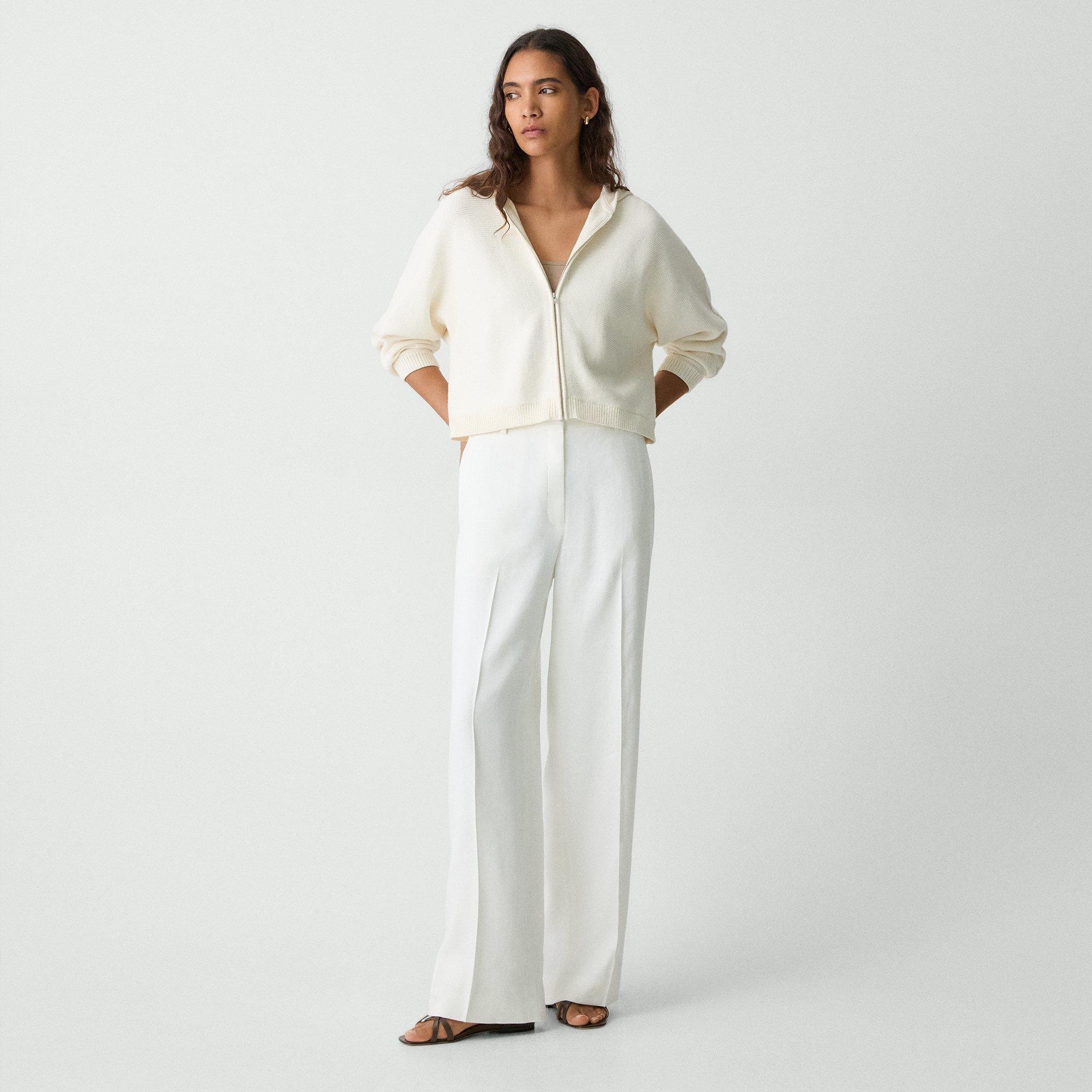 Straight Pant in Linen-Viscose - 2