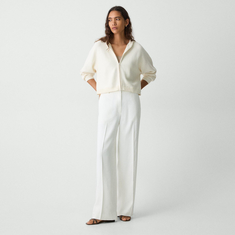 Straight Pant in Linen-Viscose 2