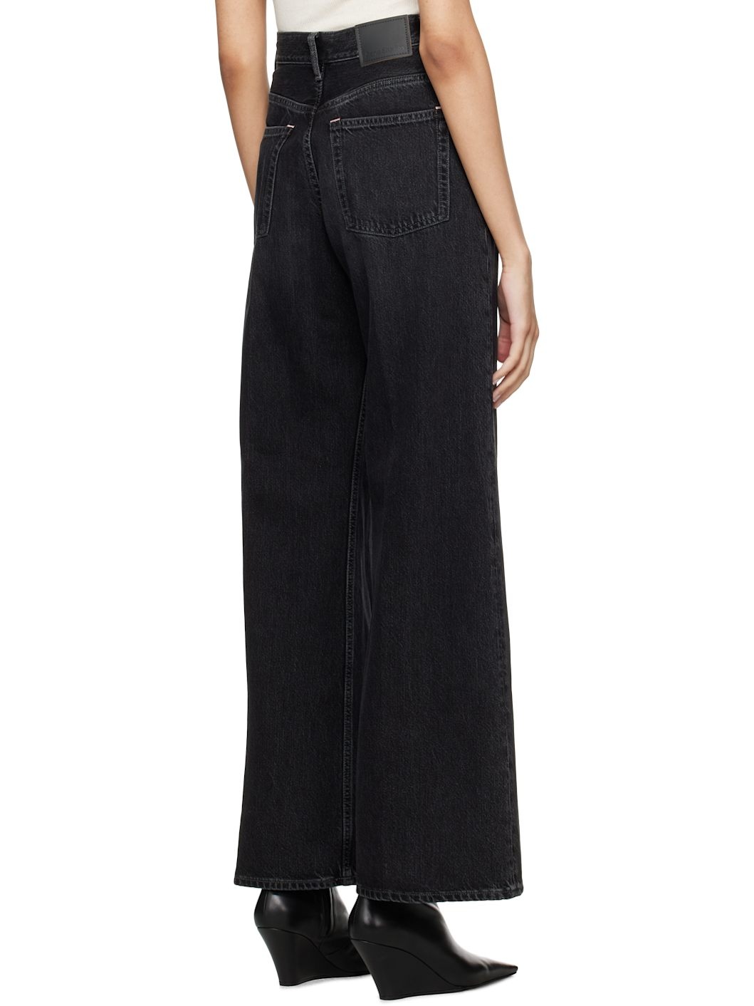 Black Relaxed-Fit Jeans - 3