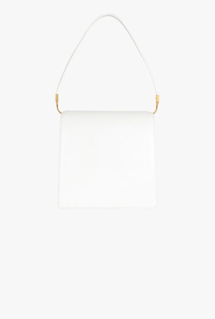 Smooth white leather Ely bag - 3