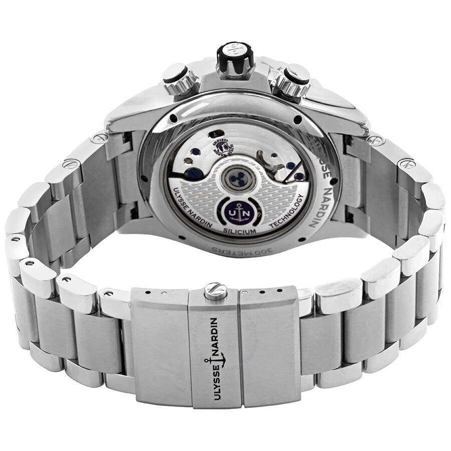 Ulysse Nardin Diver Chronograph Automatic Black Dial Men's Watch 1503-151-7M/92 - 3