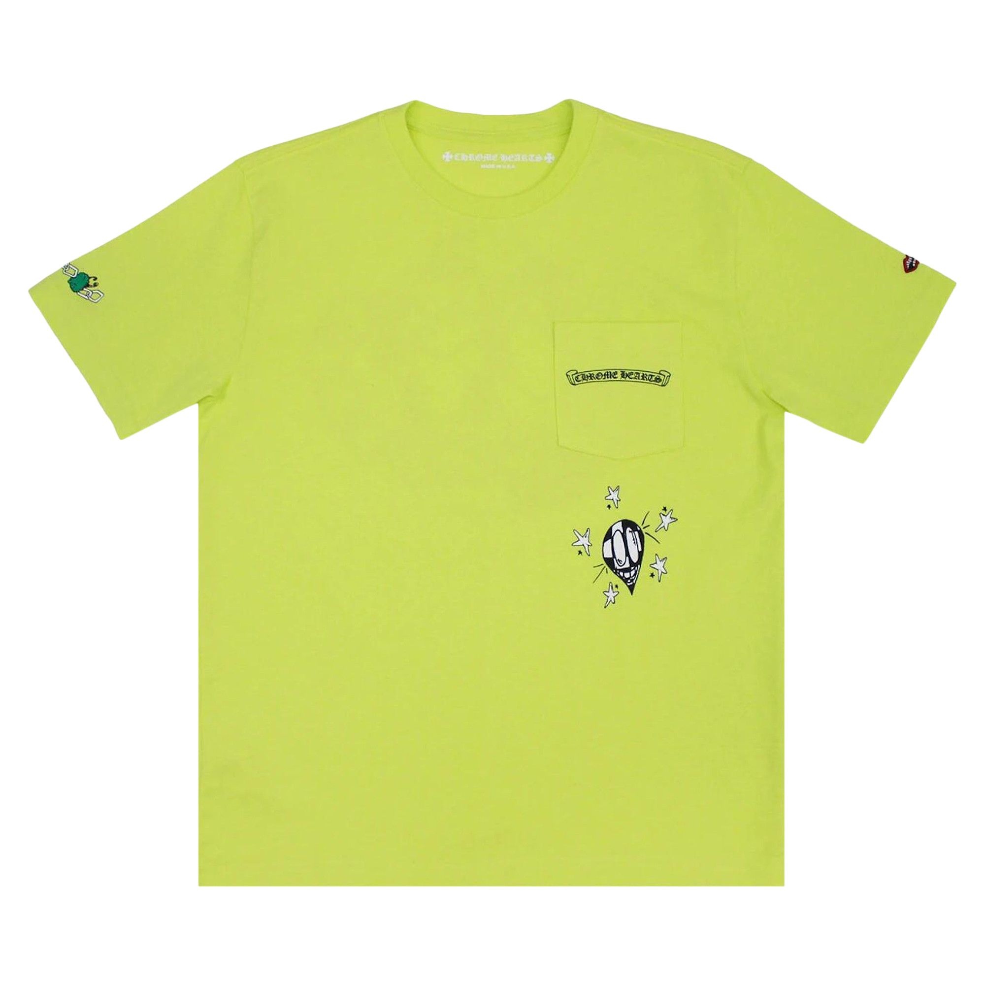 Chrome Hearts Matty Boy Link T-Shirt 'Lime Green' - 1