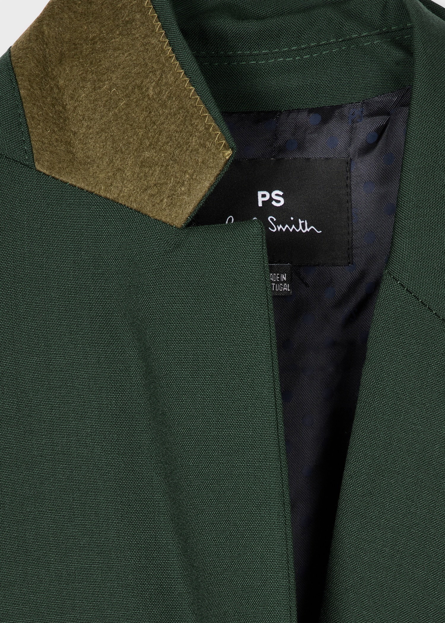 Women's Pine Green Wool Hopsack Blazer - 2