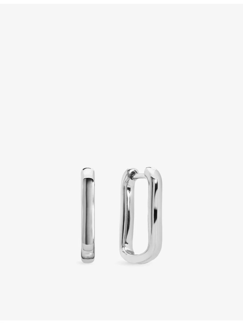 Alta Capture Sterling-Silver Huggies - 1