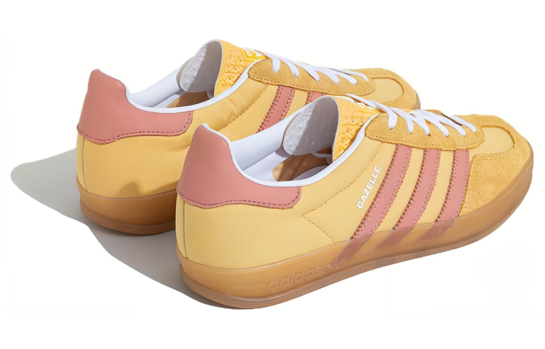 (WMNS) adidas Originals Gazelle Indoor 'Yellow Pink' IE2959 - 3