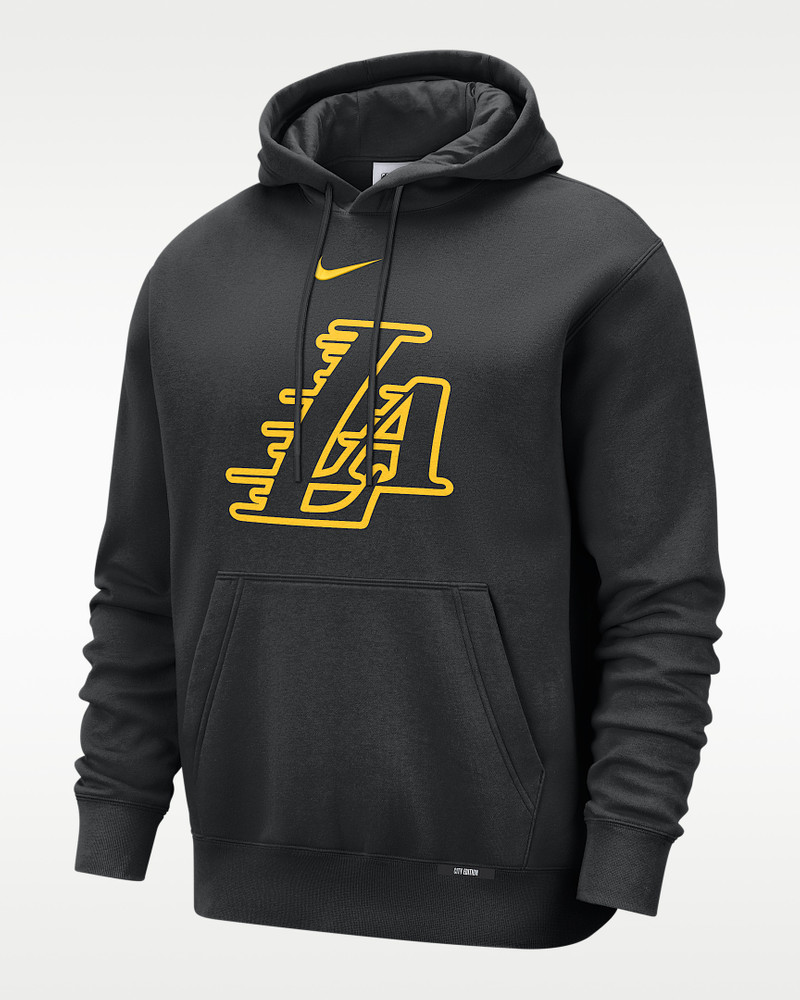 Los Angeles Lakers City Edition Men's Nike Club Hoodie 1