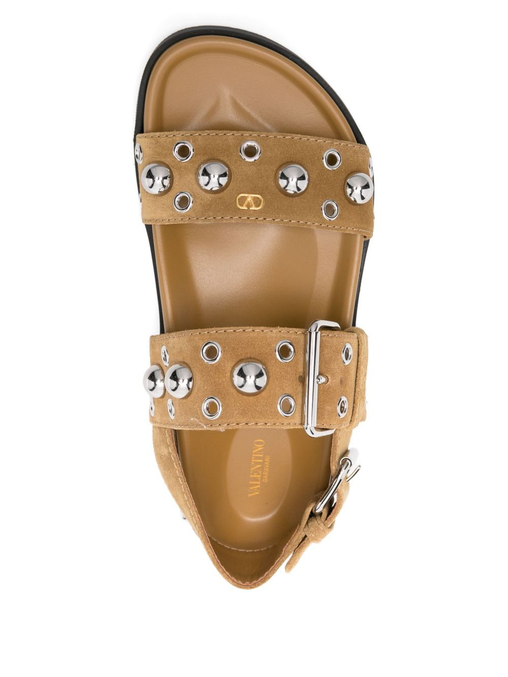 Nellcôte studded buckle sandals - 4