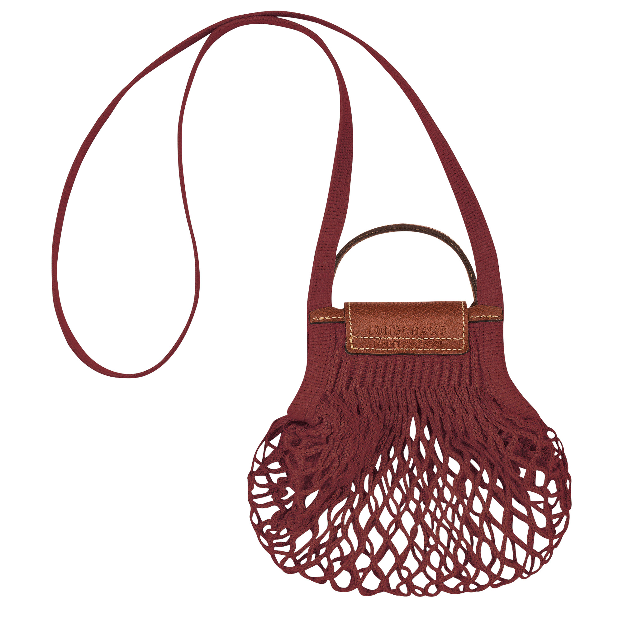 Le Pliage Filet XS Mesh bag Mahogany - Canvas - 4