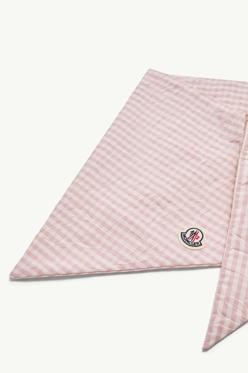 Padded Cotton Blend Vichy Scarf 3