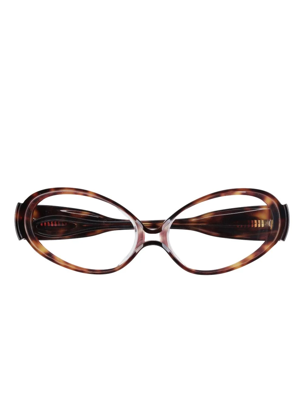 Upside Down oval-frame sunglasses - 1