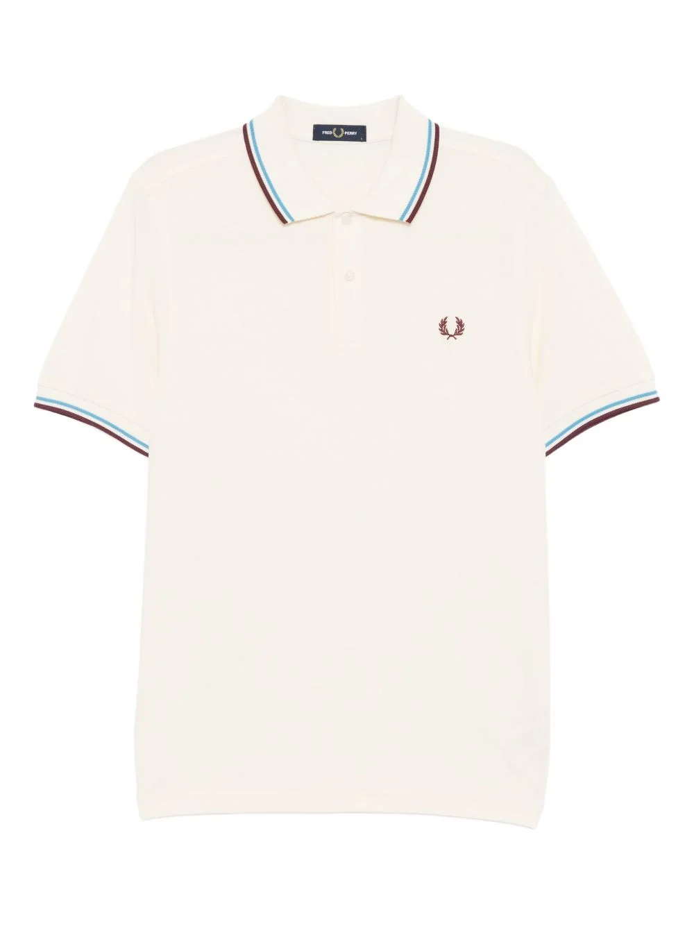 logo-embroidered polo shirt - 1