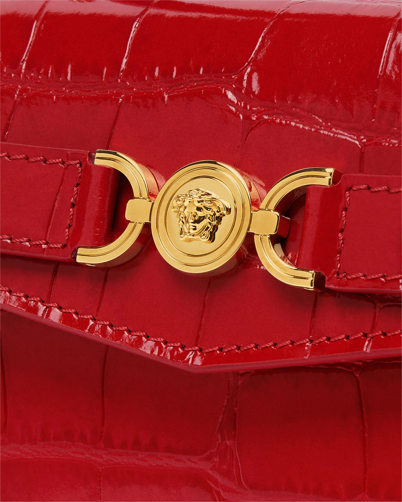 Croc-Effect Medusa '95 Small Handbag 6