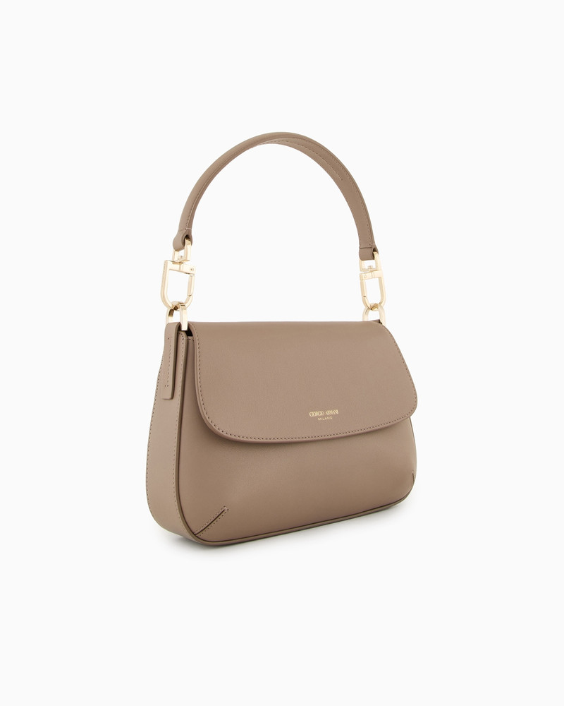 GIORGIO ARMANI 작은 la Prima 냅파 가죽의 부드러운 핸드백 outlook