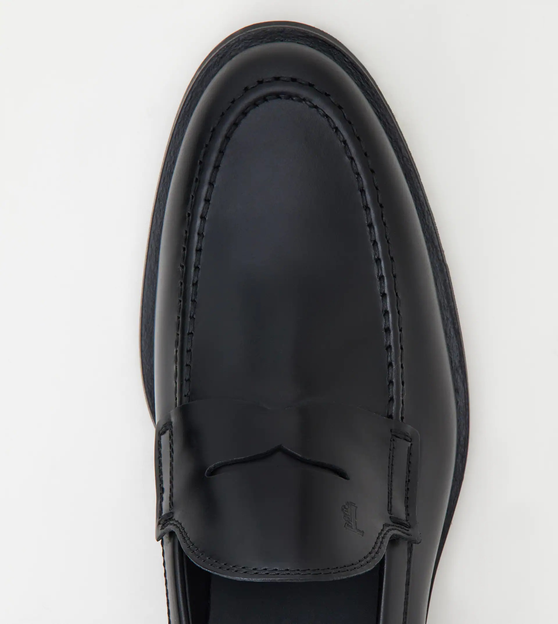 LEATHER LOAFERS - BLACK - 5