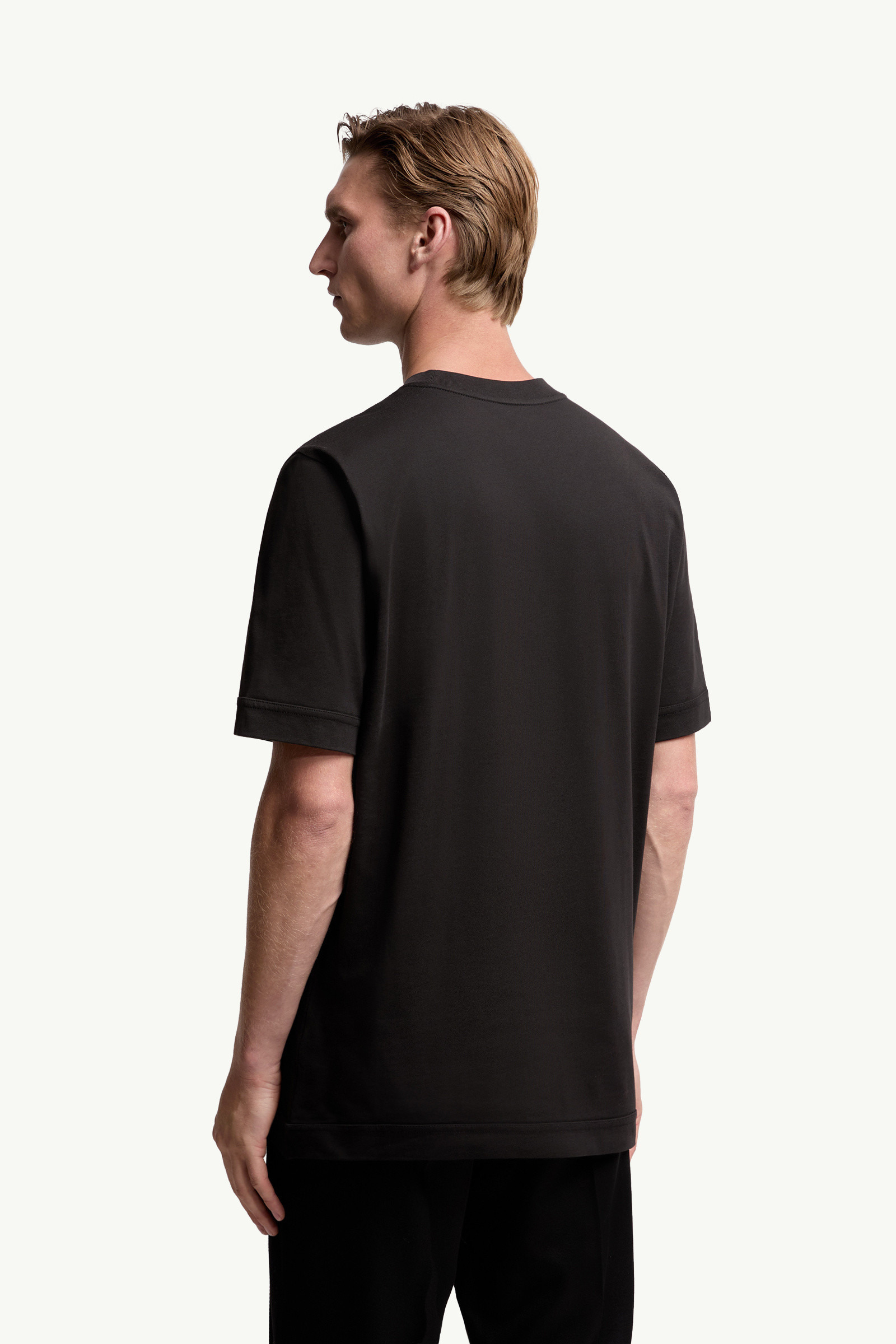 Logo Patch Cotton T-Shirt - 5