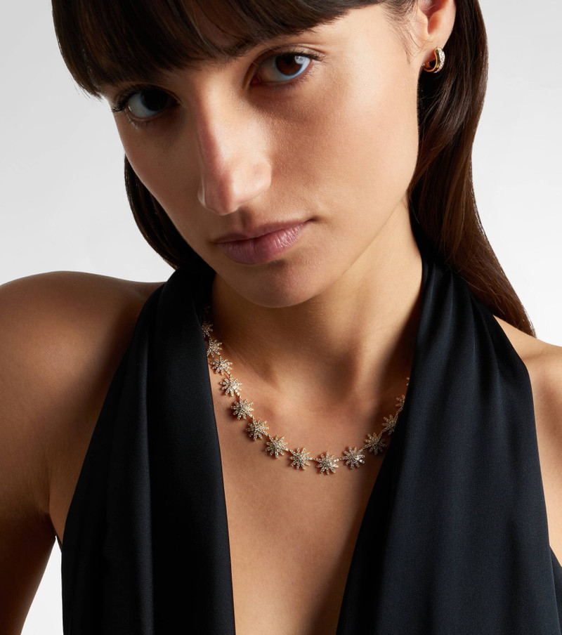 DAVID YURMAN Starburst 18kt gold necklace with diamonds outlook
