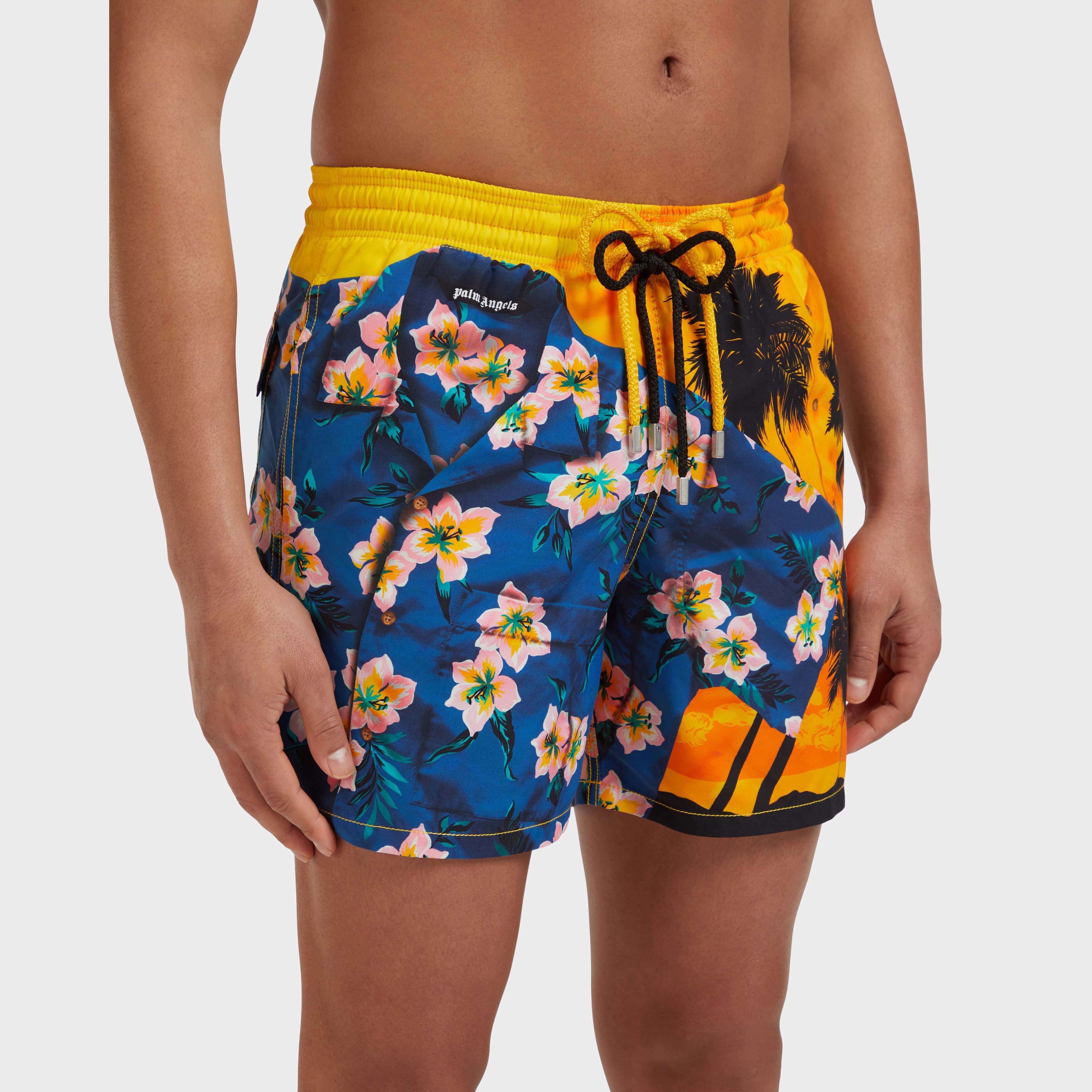 Men Swim Trunks Hawain Mix - VBQ x Palm Angels - 6