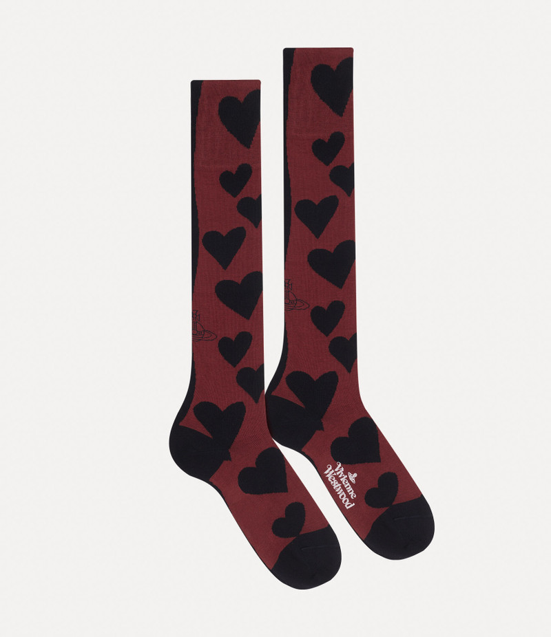 Vivienne Westwood HEARTS DOLL KNEE HIGH SOCKS outlook