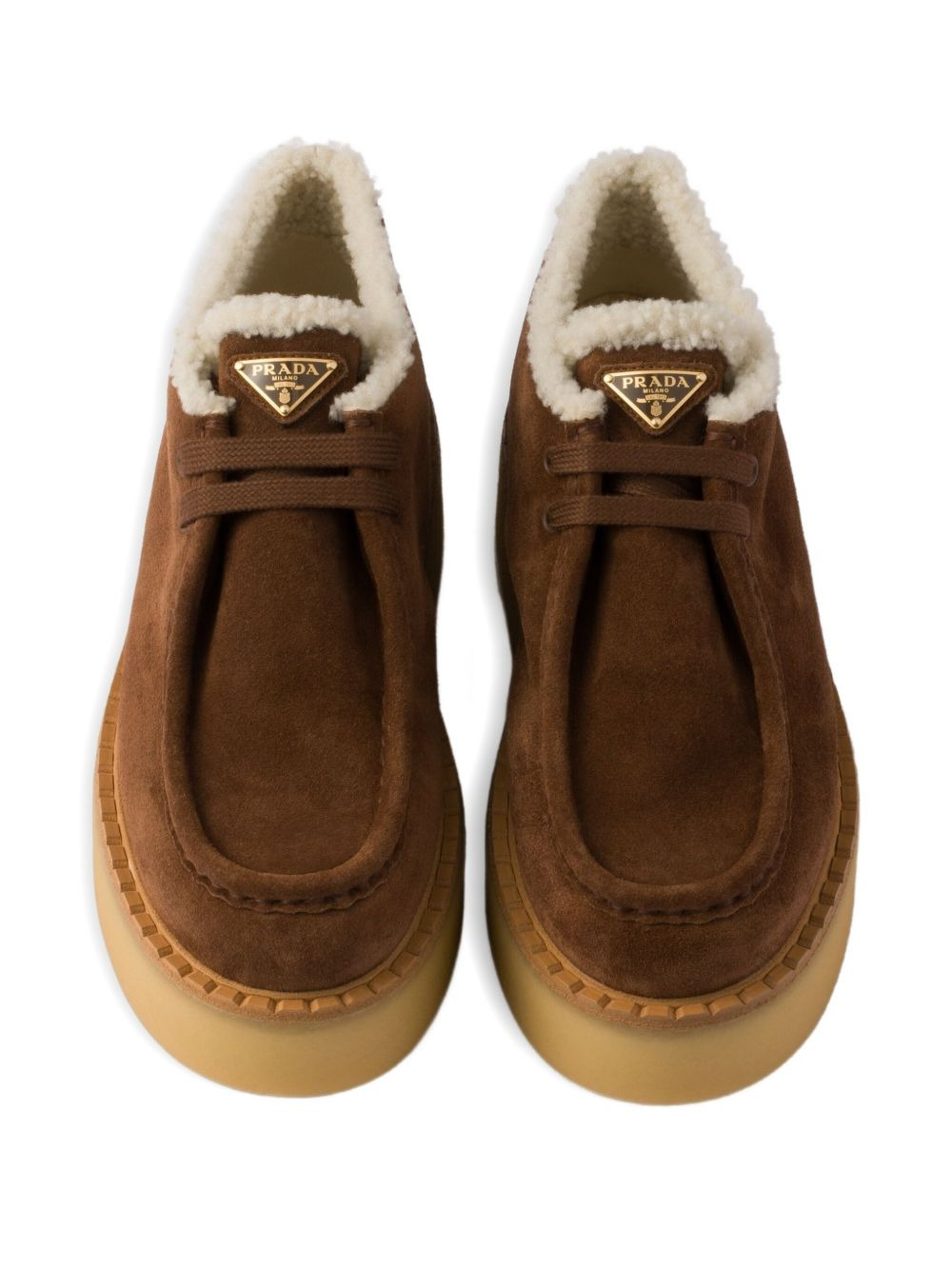 suede platform boots - 4