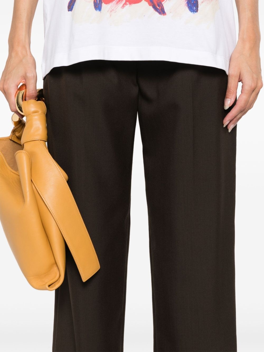 pleat-detail trousers - 5