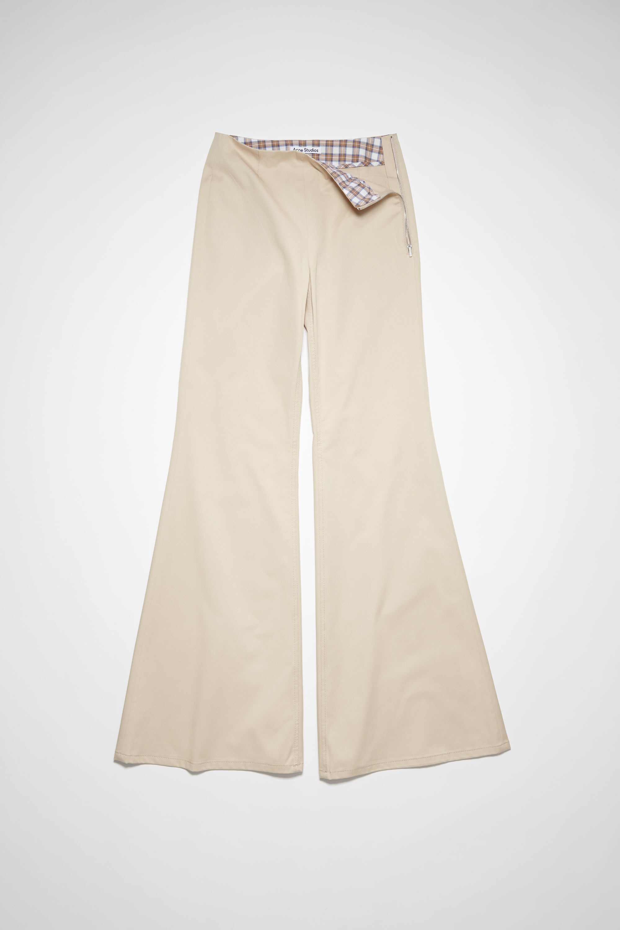 Regular fit trousers - Beige - 1
