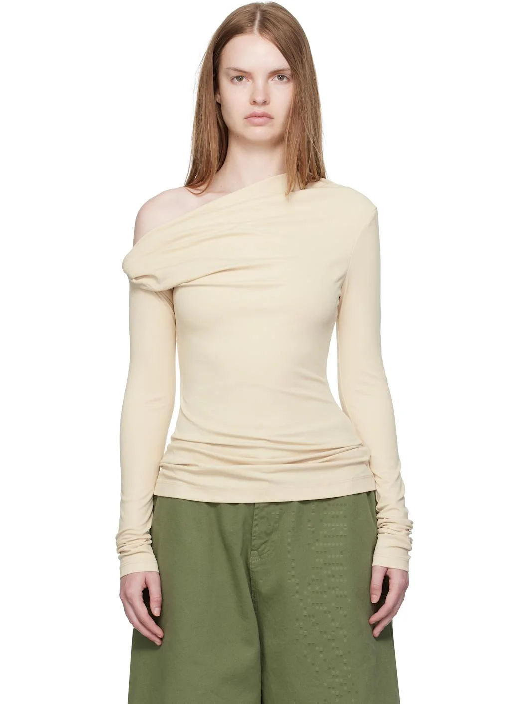 Beige Elemental Manahou Top - 1