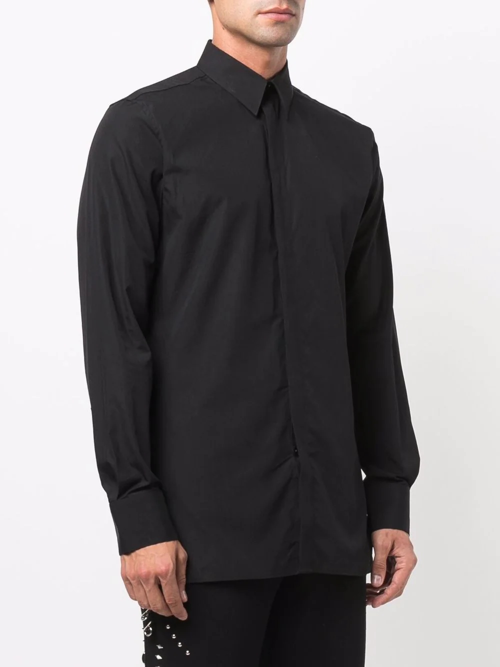 concealed-placket shirt - 3