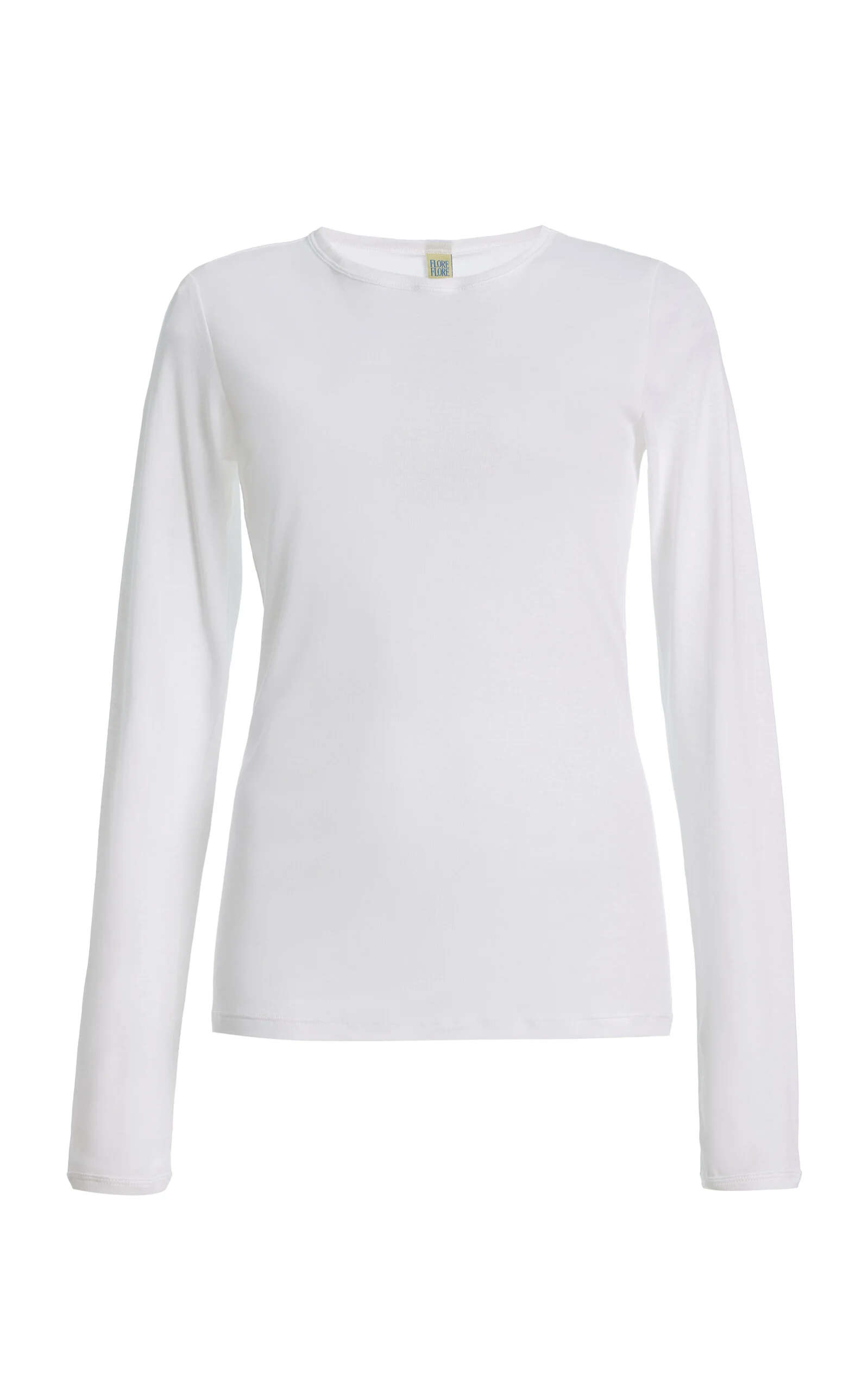 Olivia Long-Sleeved Cotton Top - 1