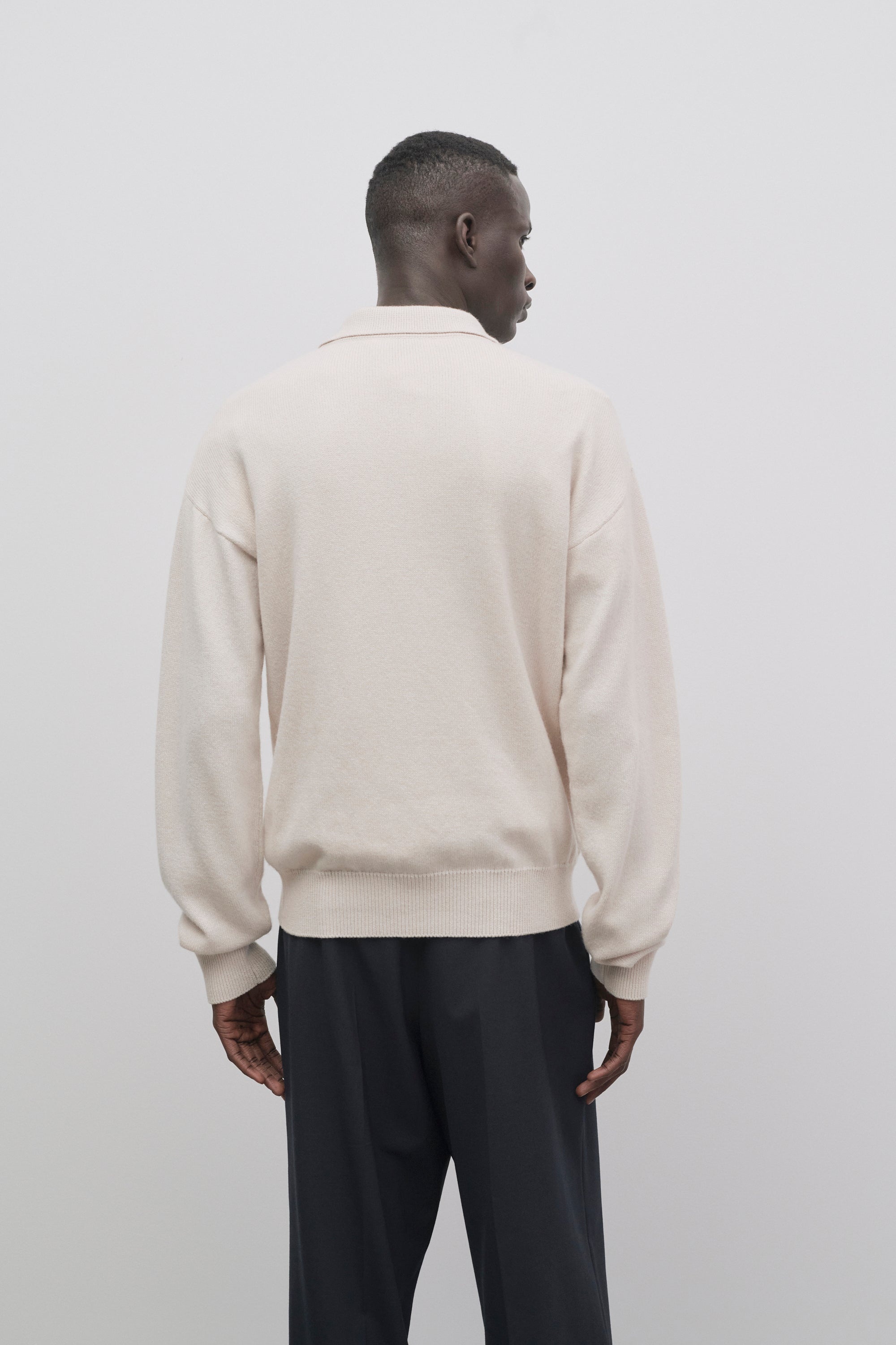Joyce Top in Cotton and Cashmere - 5