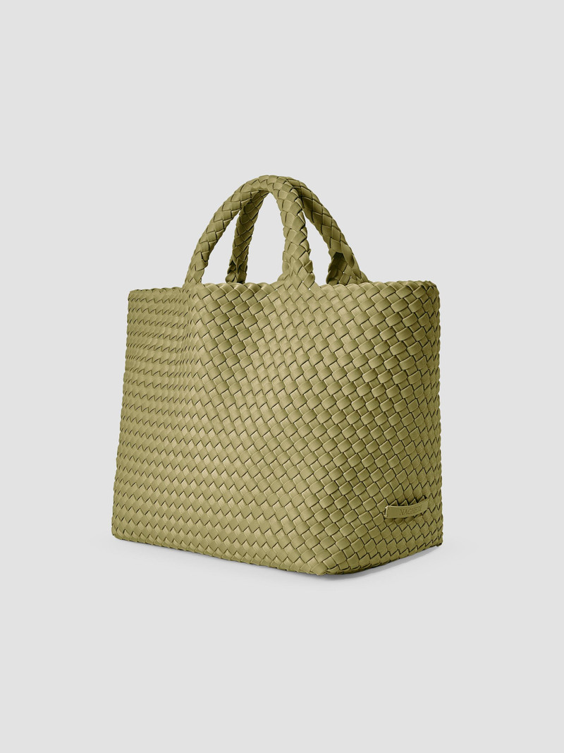 Women's St. Barths Medium Tote Bag - Bottle Green 4