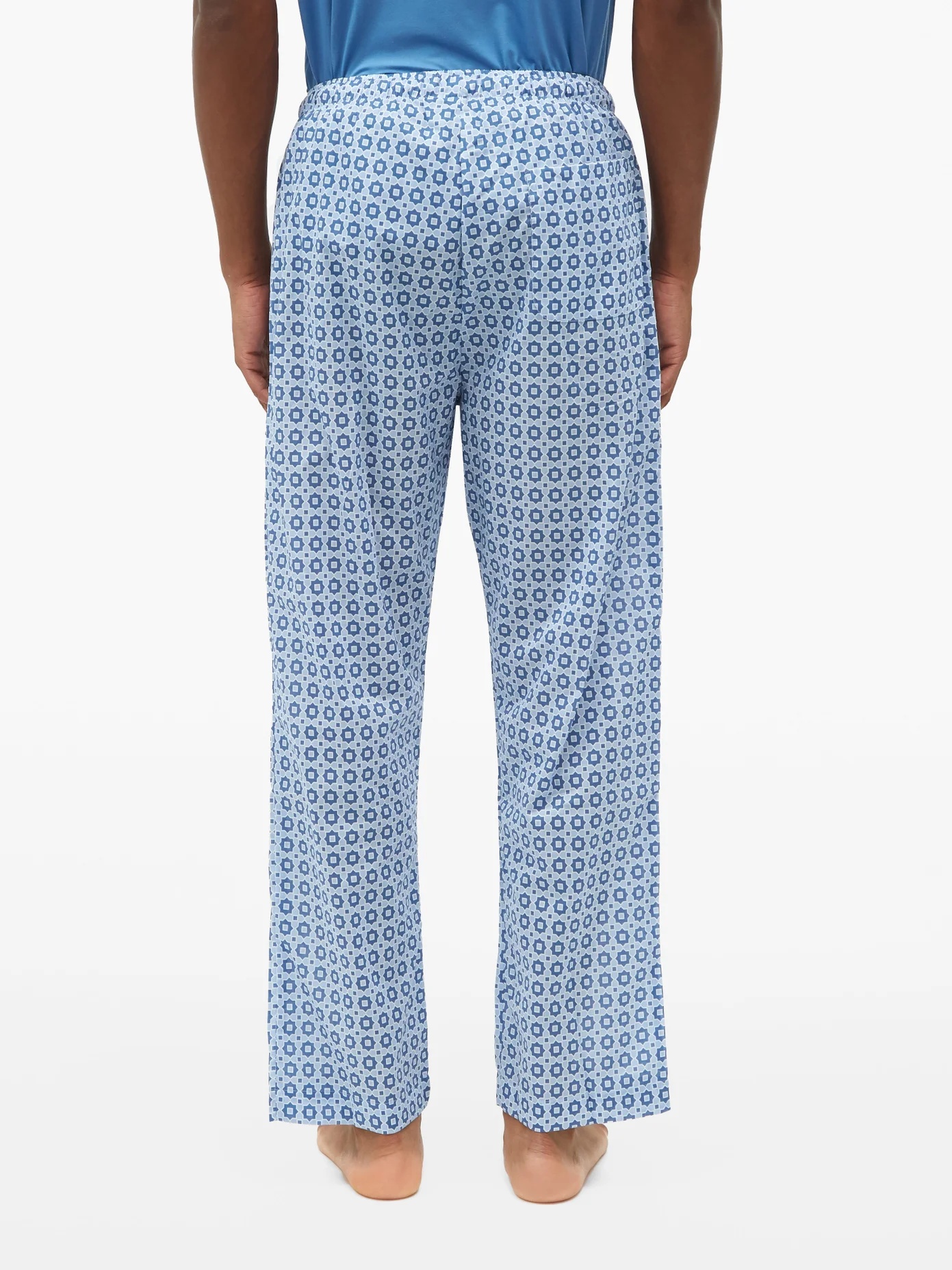 Ledbury geometric-print cotton pyjama trousers - 5