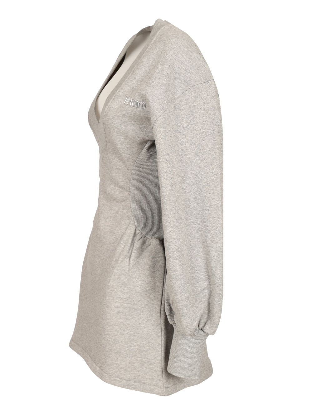 American Fleece Mini Dress Dresses Grey - 3