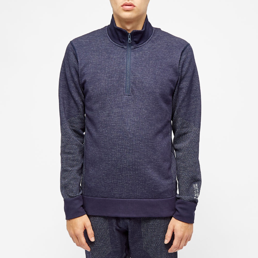 Asics x Reigning Champ Seamless Half Zip Sweat - 4