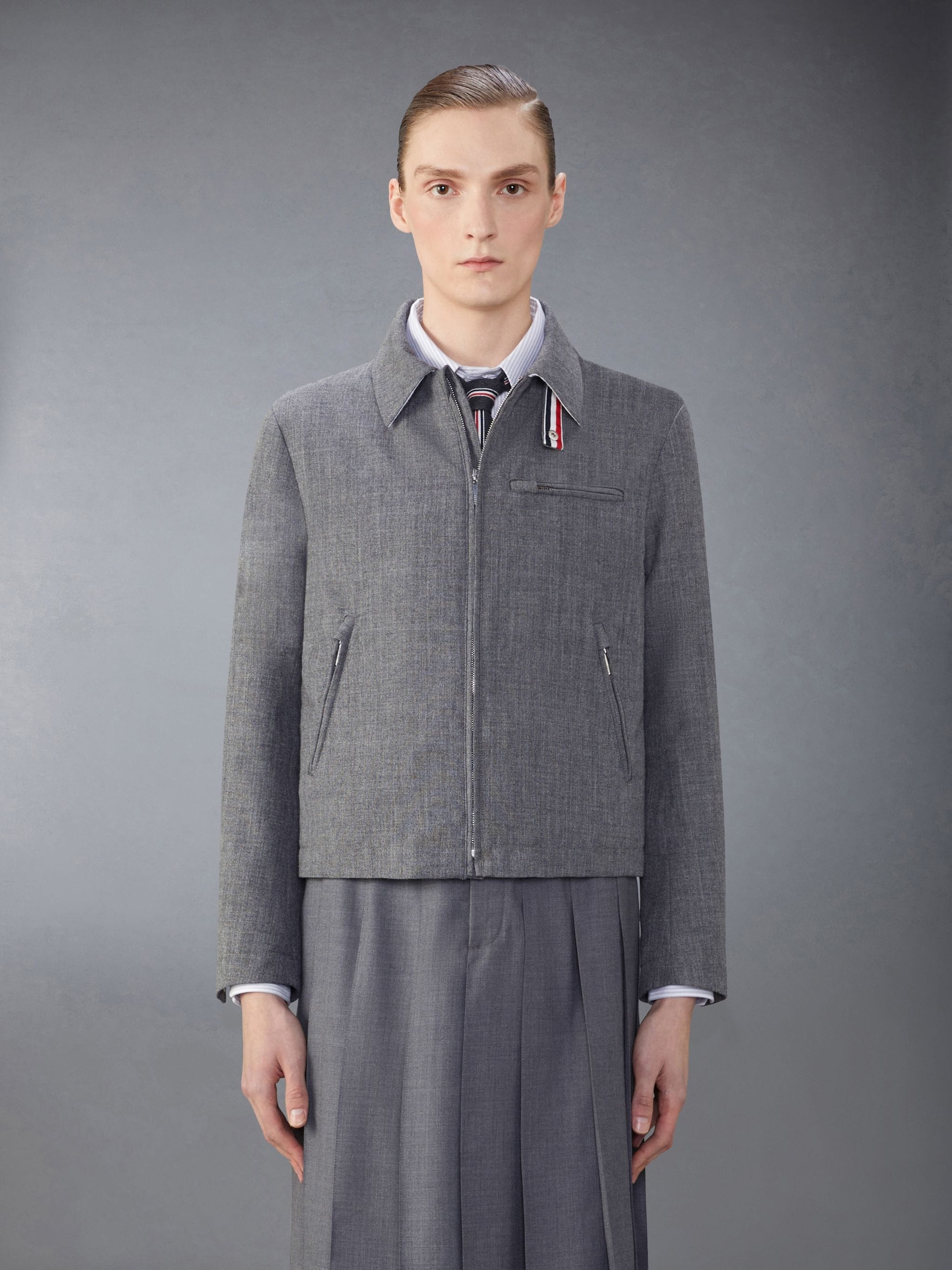 Crispy Wool Golf Jacket - 1