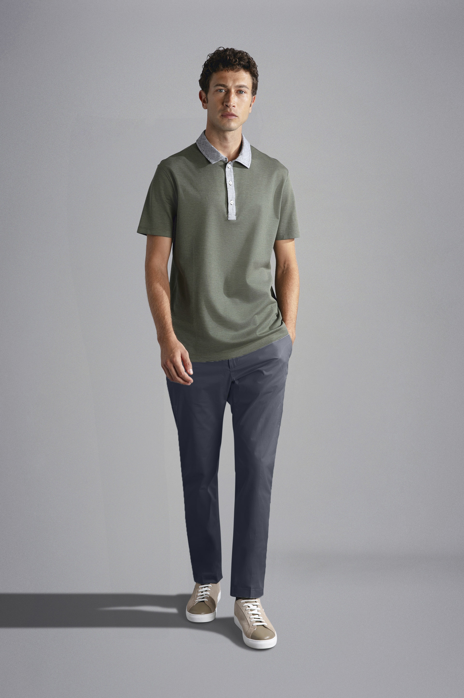 SUPIMA® STRETCH COTTON CHINO TROUSERS - 2