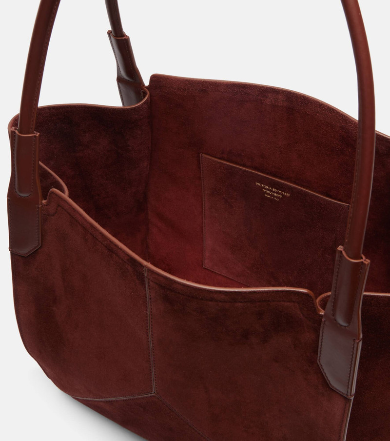 Victoria Small suede tote bag 3